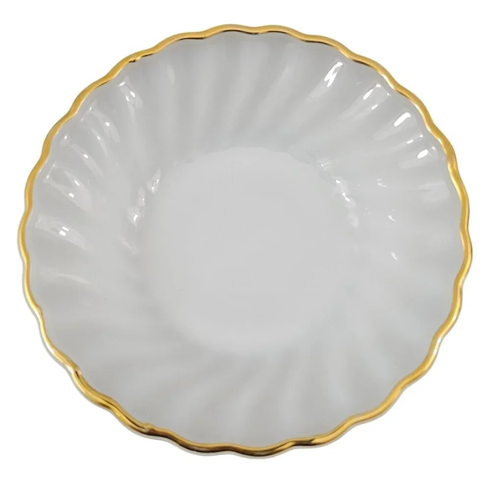 Anchor Hocking Fire King Milk Glass Custard Dessert Appetizer Bowls – Set of 4